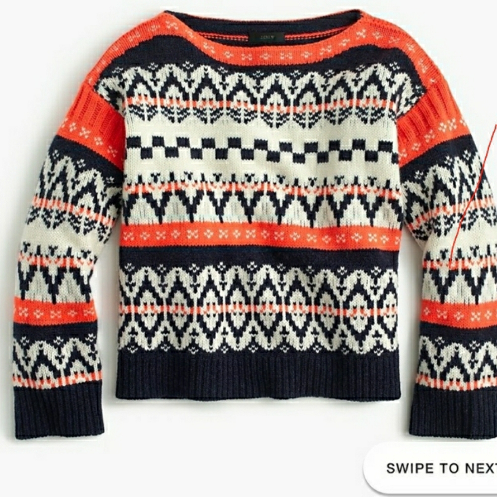 J. Crew cropped sweater